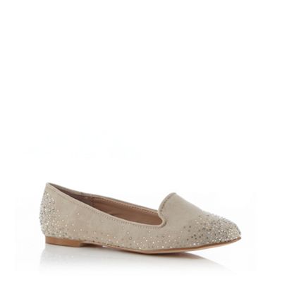 Call It Spring Cream 'Stockdale' embellished flat shoes